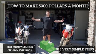 How to make money flipping dirt bikes!!! | Super simple easy method!!!