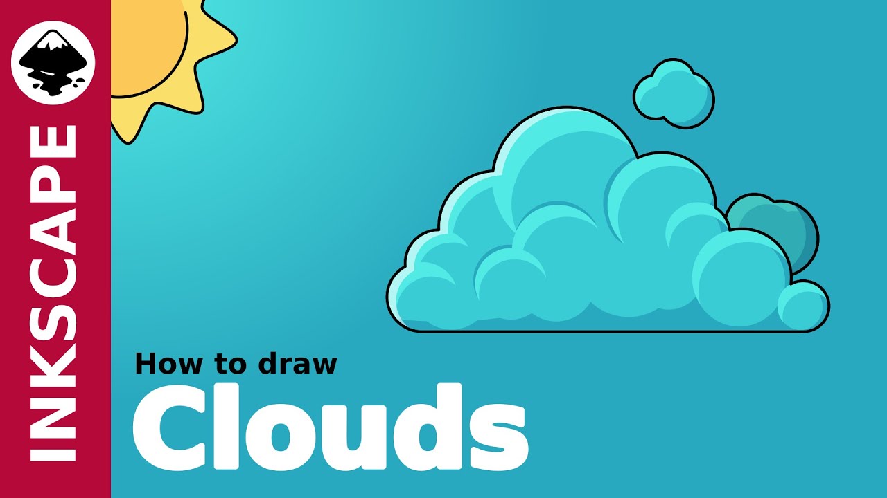 Inkscape Tutorial: How to draw clouds