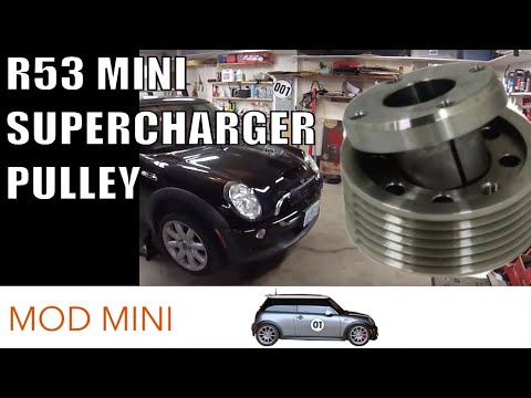 How to Install Performance 15% Supercharger Pulley MINI Cooper 2002-2006 R53 R52