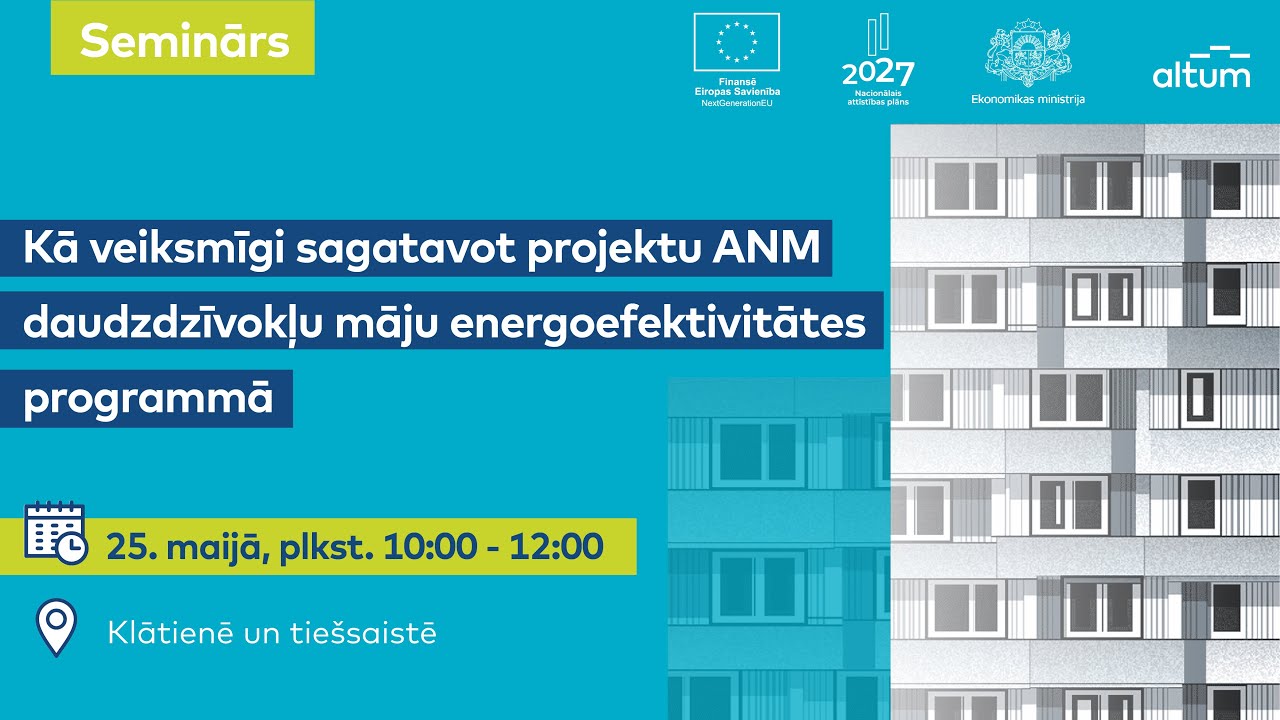 Seminārs par ANM DME projekta sagatavošanu (25.05.2023.)
