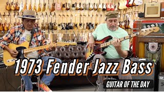 Video thumbnail for 1973 Fender Jazz Bass | Guitar of the Day - Roberto Vally by Normans Rare Guitars
