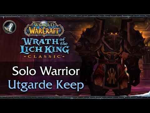750k XP/hr SOLO WARRIOR UTGARDE KEEP - WoW Classic BETA