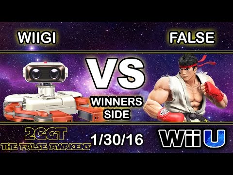 2GGT: The False Awakens - ZeroG | WiiGi (R.O.B.) Vs. LoF | False (Ryu) Winners Side - Smash Wii U