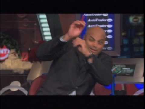 Charles Barkley dodges shoes on the TNT tip off show