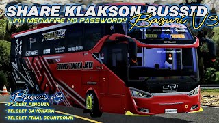 Download lagu TELOLET BASURI V3!!! SHARE TOP 3 KLAKSON BASURI BUSSID V3.7 LINK MEDIAFIRE NO PW mp3