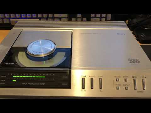 Vintage Philips CD100: A Blast from the Past - 1980s CD Player Still Rocks