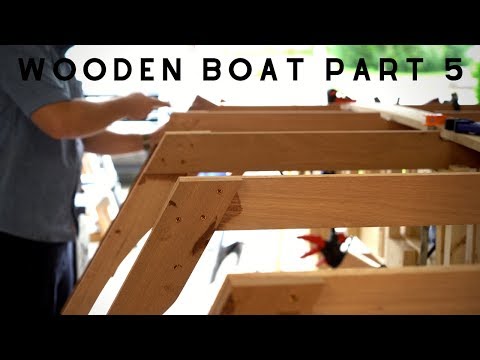 Wooden Boat Build // Part 5: Keelson and Frame Sides