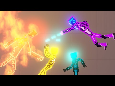 Who is The Strongest Mod (1) : Electro Humans vs Hi-tech Soldiers - People Playground 1.21.3