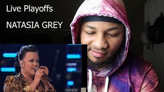 Natasia Greycloud  - &quot;God Is a Woman&quot; WHAT? The Voice 2018 Live Playoffs | Reaction