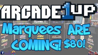 Arcade1Up Light-Up Marquees Coming Soon from Arcade1Up.com! $80???
