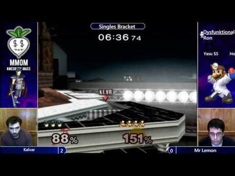 Kalvar (Marth) vs Mr Lemon (Dr Mario) - MMOM74 Loser's Finals