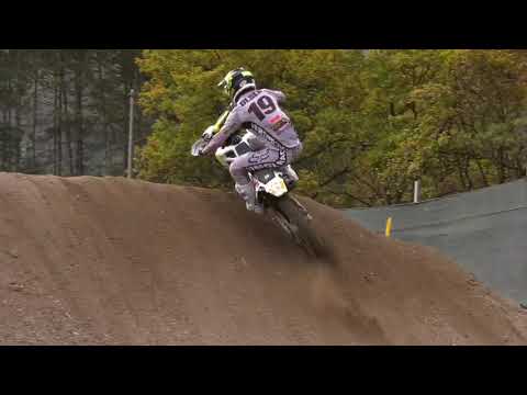 Olsen and Beaton battling for the podium positions at Arco di Trento