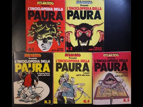 The Encyclopedia of Fear: or the comics accompanying the first five Dylan Dog specials.