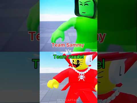 Jandel vs Sammy Fight Animation Both POV #roblox #growagarden #stealabrainrot