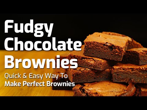The BEST FUDGY CHOCOLATE BROWNIES Recipe | Easy Recipe To Make The Perfect Brownie | AnmolsKitchen