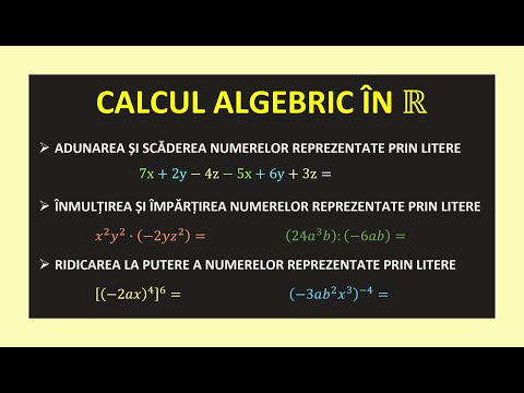 OPERATIONS WITH NUMBERS REPRESENTED BY LETTERS ALGEBRAIC CALCULATION IN R 8TH GRADE SOLVED EXERCI...