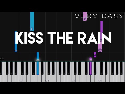 Kiss The Rain - Yiruma | VERY EASY Piano Tutorial