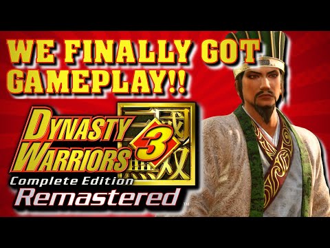 Dynasty Warriors 3 Complete Edition Remastered is looking REALLY GOOD!!!