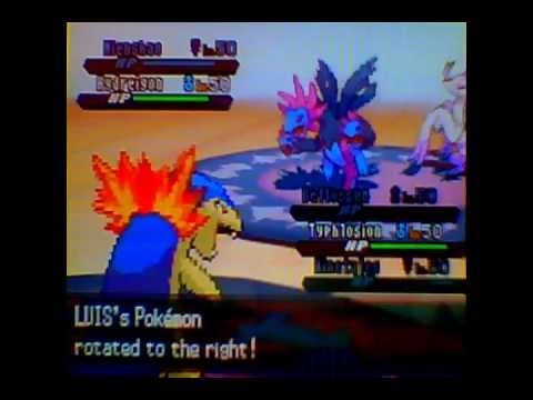 Pokemon Black 2 and White 2 Wifi Battle # 15: Typhlosion Choice Specs Eruption! Dangerous!