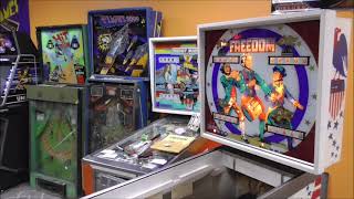 Working on the underside of the playfield & Testing a 1976 Bally FREEDOM Pinball Machine