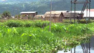 preview picture of video 'Inle Lake boat trip to Maing Thauk village'