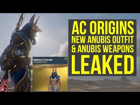 Assassin's Creed Origins DLC New Anubis Outfit & Anubis Weapons LEAKED (AC Origins Best Weapons) Video