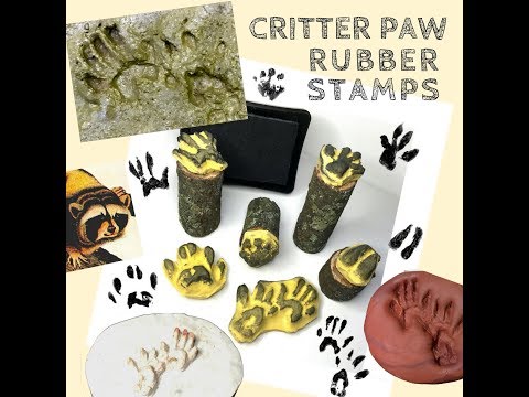 Critter Paw Print Rubber Stamps! : 7 Steps (with Pictures) - Instructables