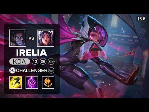 Irelking Irelia vs Sylas Mid - KR Challenger - Patch 13.5 Season 13