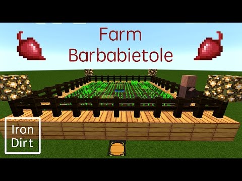Minecraft - come fare una farm BARBABIETOLE automatica