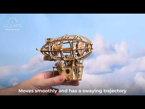 Механический 3D пазл UGEARS Стимпанк Дирижабль (New Model) (70226)