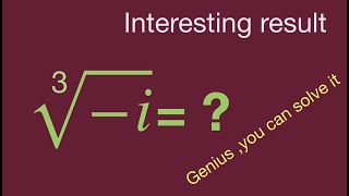 This i Root Math Trick that leads to interesting result.