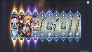 10連でやばすぎる神引きした　　　【原神】