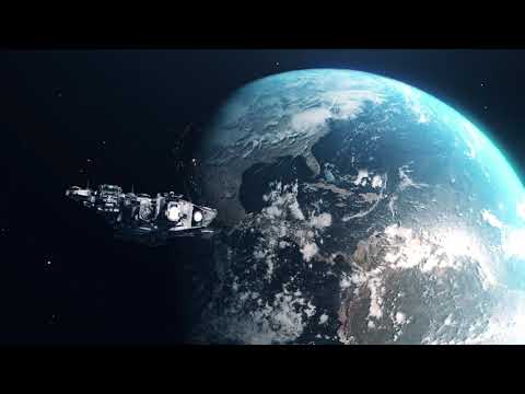 10 hours - Earth from Space  | Atmosphere Space wind audio | Relaxing, Meditation, Nature
