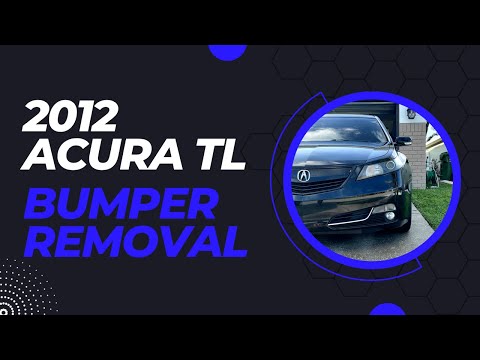 4TH GEN TL BUMPER REMOVAL HOW-TO