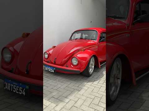 Fusca Itamar 1995 Vermelho Sport German Look chegou na garagem da Dream Car Brasil 🤩