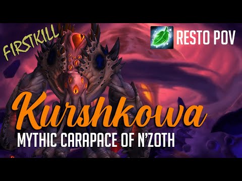 Mythic Carapace of N'zoth FIRSTKILL - Rdruid POV [93k HPS]