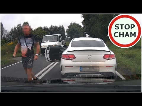 Plujek w Mercedesie uczulony na klakson i kamerkę 