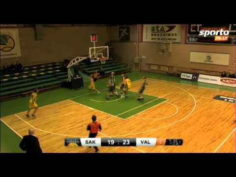 SportoTv.lt: BBL, Vilniaus "Sakalai" - "Valmiera" rungtynių santrauka
