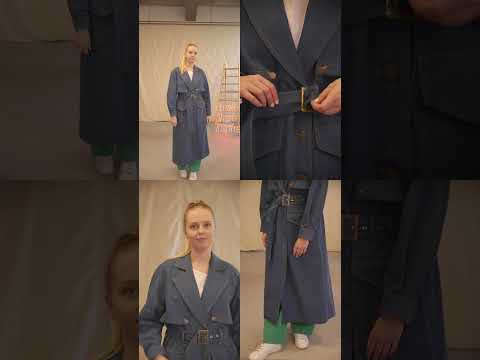 Drea Trench Coat Sewing Pattern video