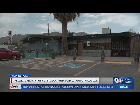 Hope and Anchor cleared in fatal crash