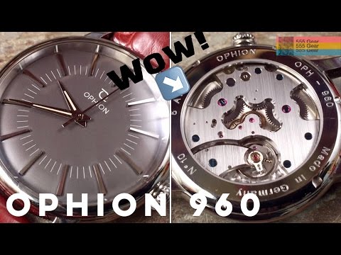 The Spectacular Ophion 960 5 Day Power Reserve Dress Wristwatch - Full Watch Review