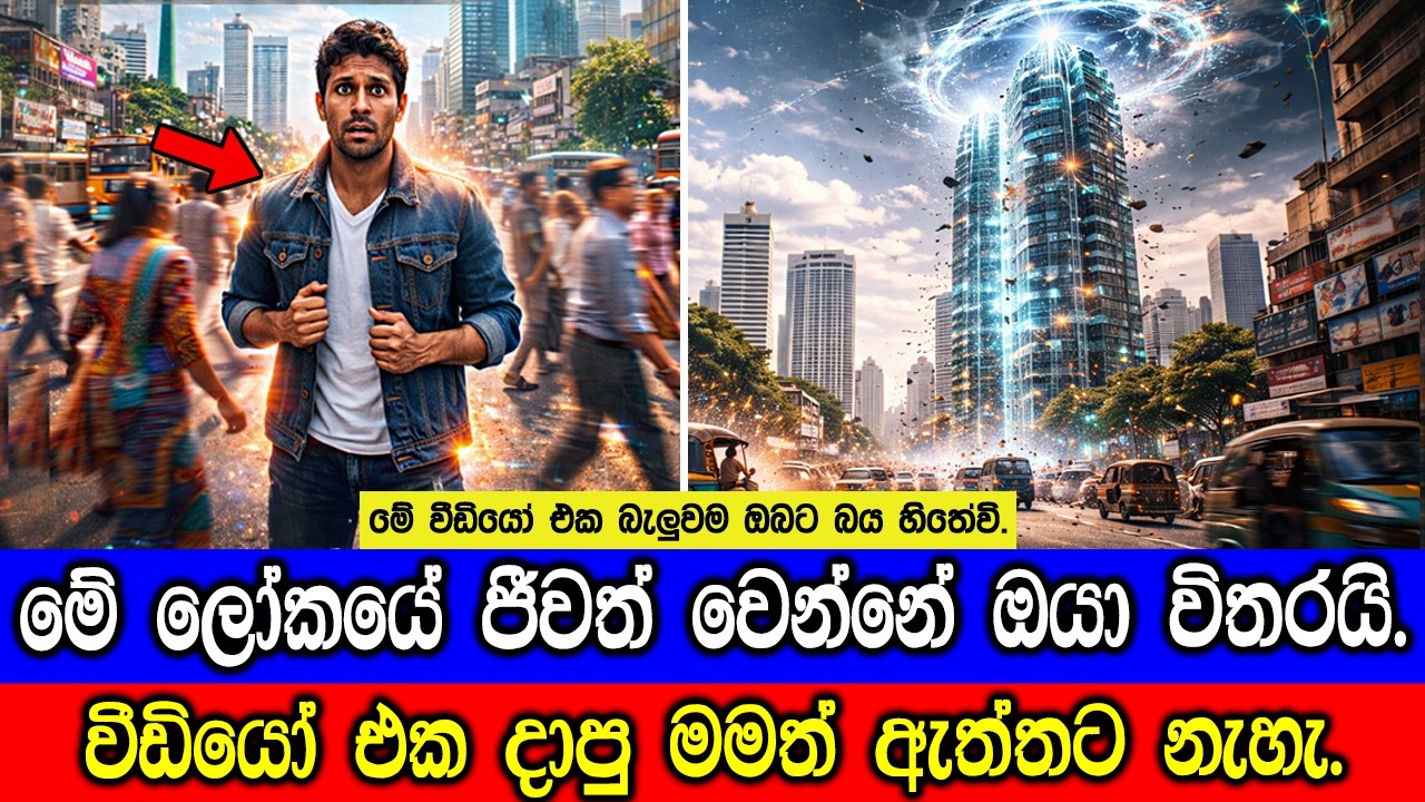 මේ ලෝකයේ පණ ඇති සහ සිහිය ඇති එකම කෙනා ඔයා වුනොත් ? Solipsism and