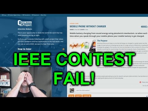 eevBLAB #25 - IEEE Maker Contest Extreme FAIL!