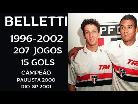 BELLETTI TODOS OS 15 GOLS SÃO PAULO F.C