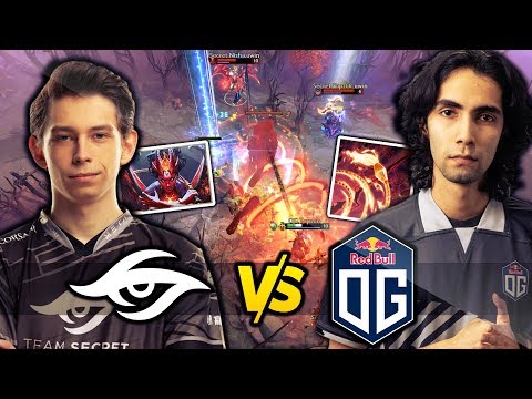 SECRET vs OG - Queen of Pain Arcana PICKED! BLAST Bounty Hunt Dota 2