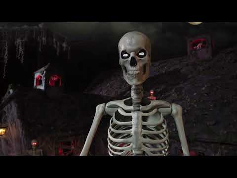 Home Depot Halloween 2023 - 12 ft Giant Sized Skeleton with LifeEyes LCD Eyes