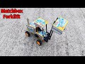 How To Make MatchBox Forklift Truck At Home DIY Matchbox JCB Forklift From DC Motor MRM Make Toy