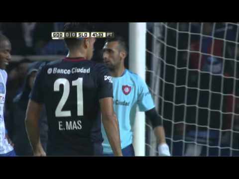Torrico salvó al Ciclón. Godoy Cruz 0 - San Lorenzo 0. Fecha 10. Primera División 2016.