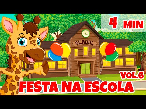 Festa na Escola da Giramille Vol. 6 - Giramille 4 min | Desenho Animado Musical
