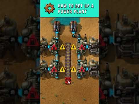 How To Setup A Power Plant In 60 Seconds - Factorio